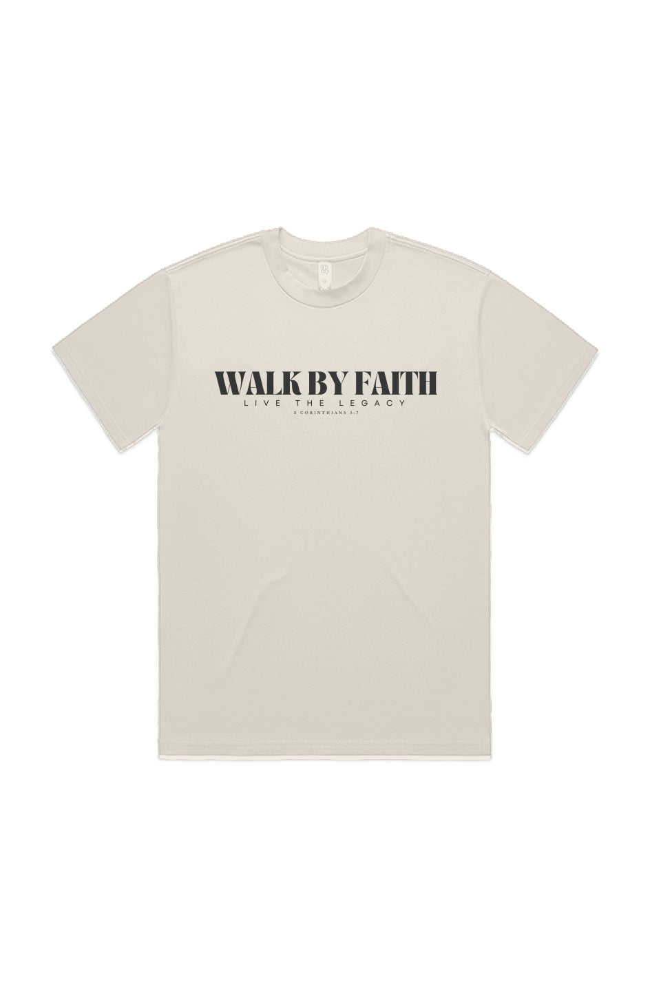 JG3017- HEAVY TEE (Walk By Faith) LTL