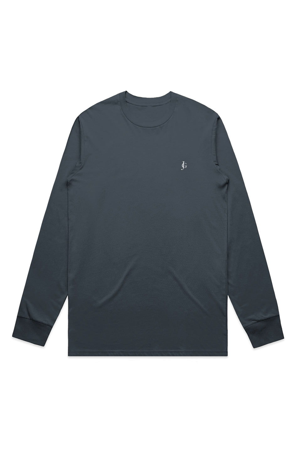 JG Embroidered — Core Staple Long Sleeve Tee