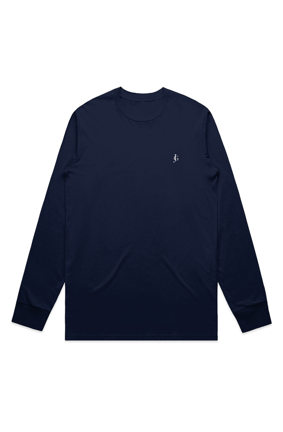 JG Embroidered — Core Staple Long Sleeve Tee