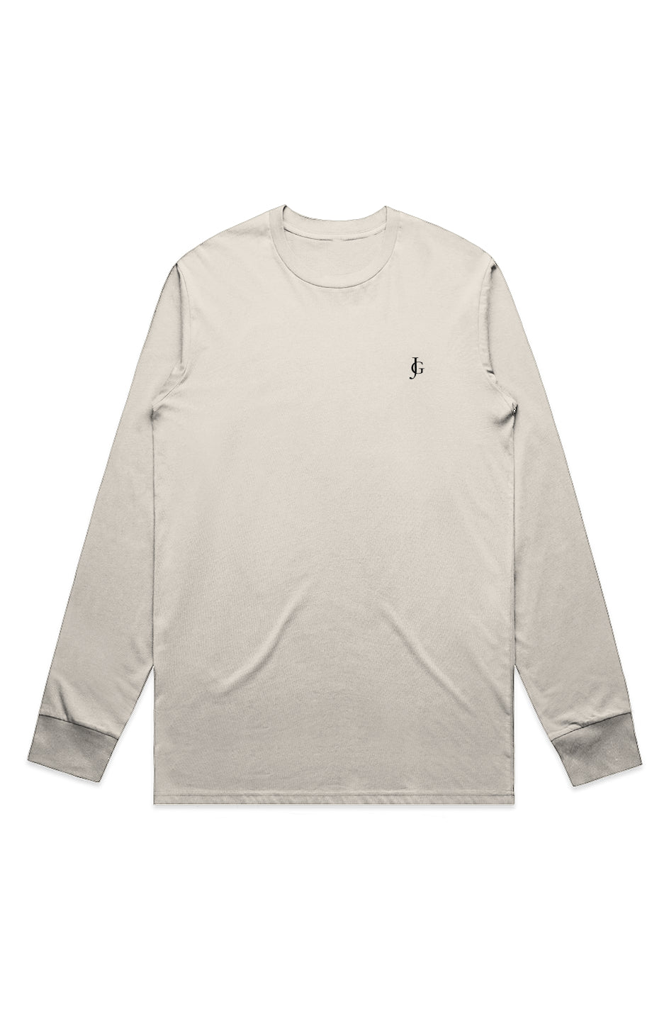 JG Embroidered — Core Staple Long Sleeve Tee