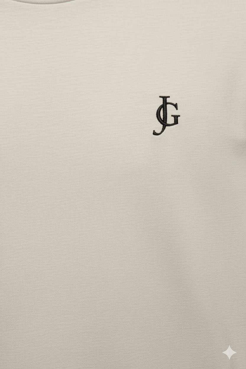 JG Embroidered — Core Staple Long Sleeve Tee