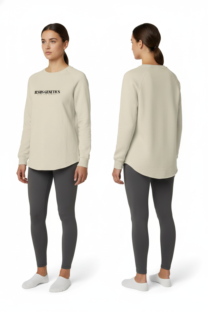Jesus Genetics — Harbor Scallop Raglan Crew