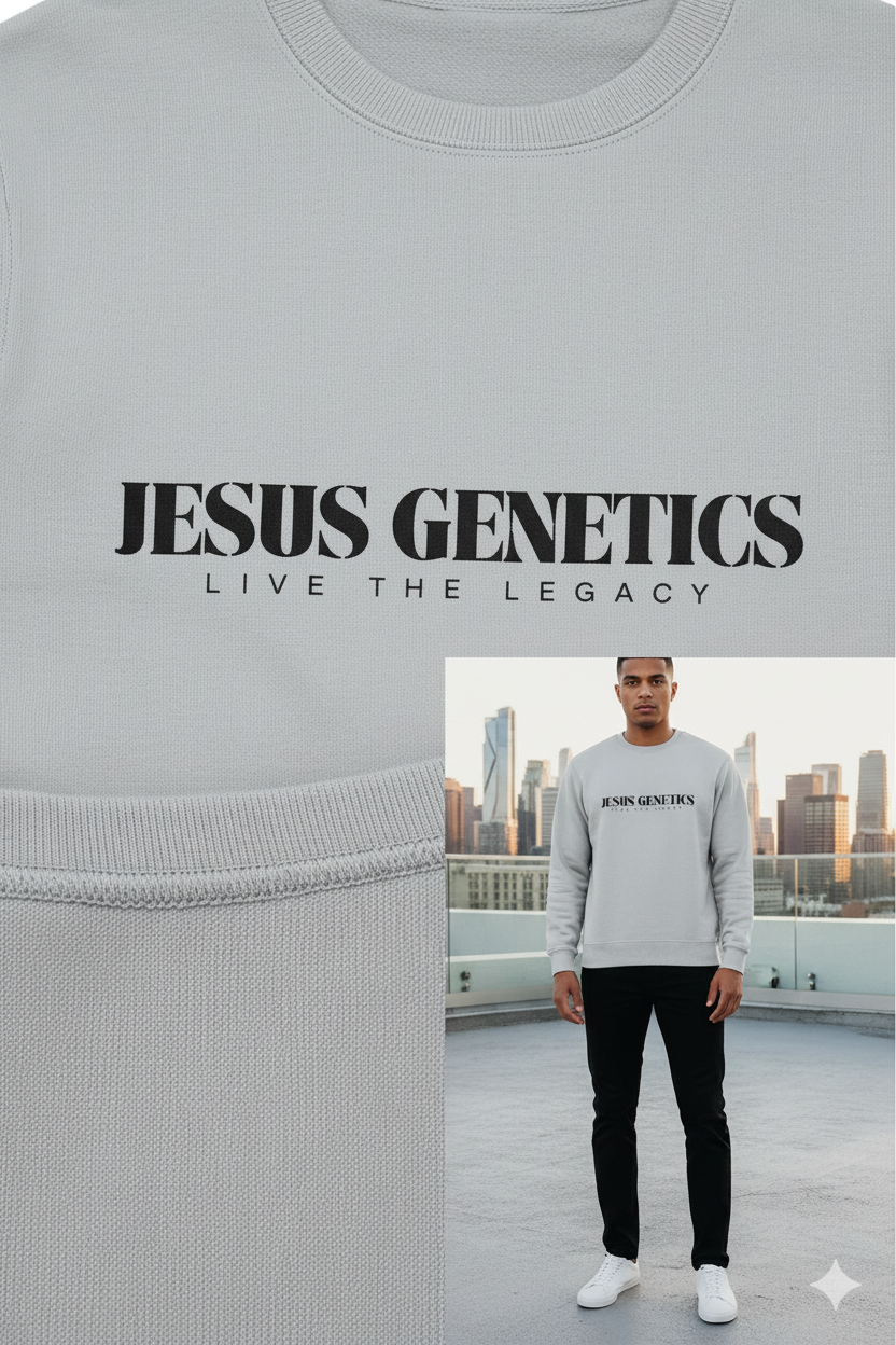 Jesus Genetics — Pillar French Terry Crew