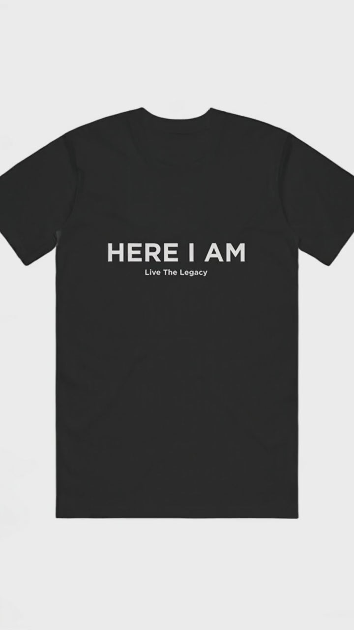 JG3001-CLASSIC TEE (HERE I AM) LTL