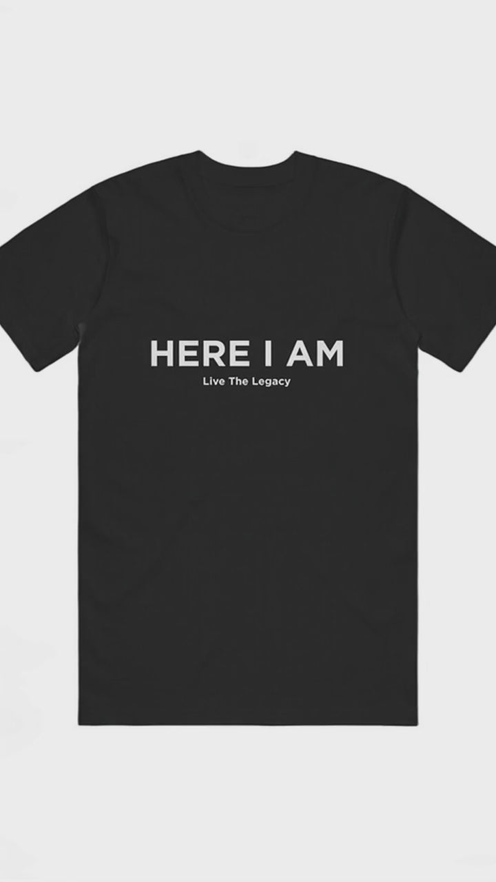 JG3001-CLASSIC TEE (HERE I AM) LTL