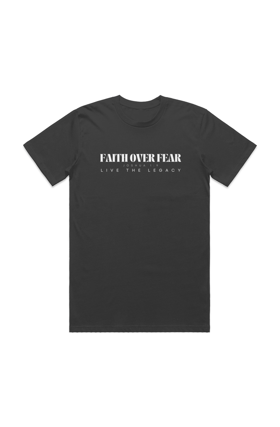 Faith Over Fear Organic Tee | Jesus Genetics® 6.5 oz Heavy Tee