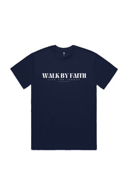 JG3017- HEAVY TEE (Walk By Faith) LTL