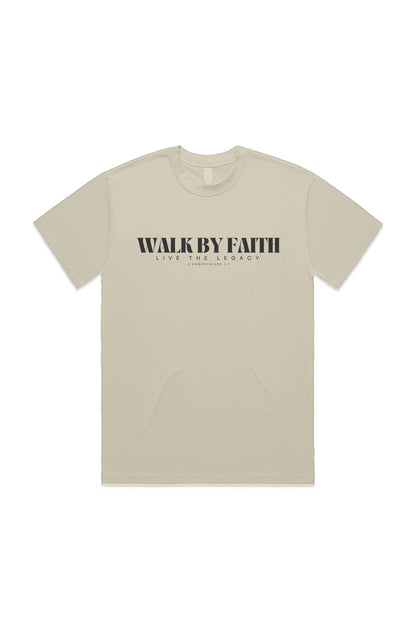JG3017- HEAVY TEE (Walk By Faith) LTL