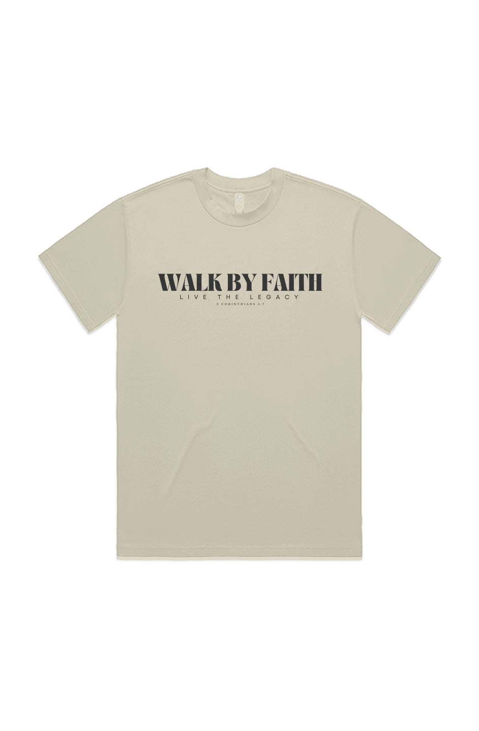 JG3017- HEAVY TEE (Walk By Faith) LTL
