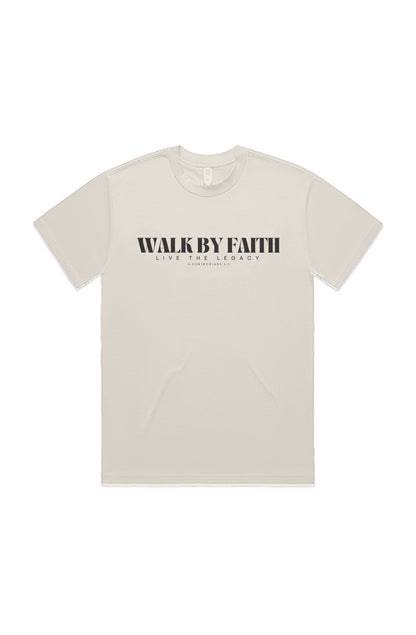 JG3017- HEAVY TEE (Walk By Faith) LTL