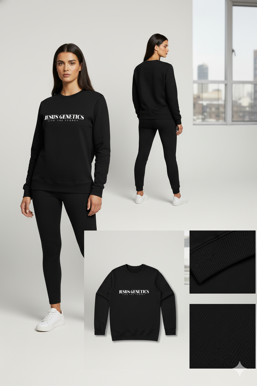 Jesus Genetics — Pillar French Terry Crew