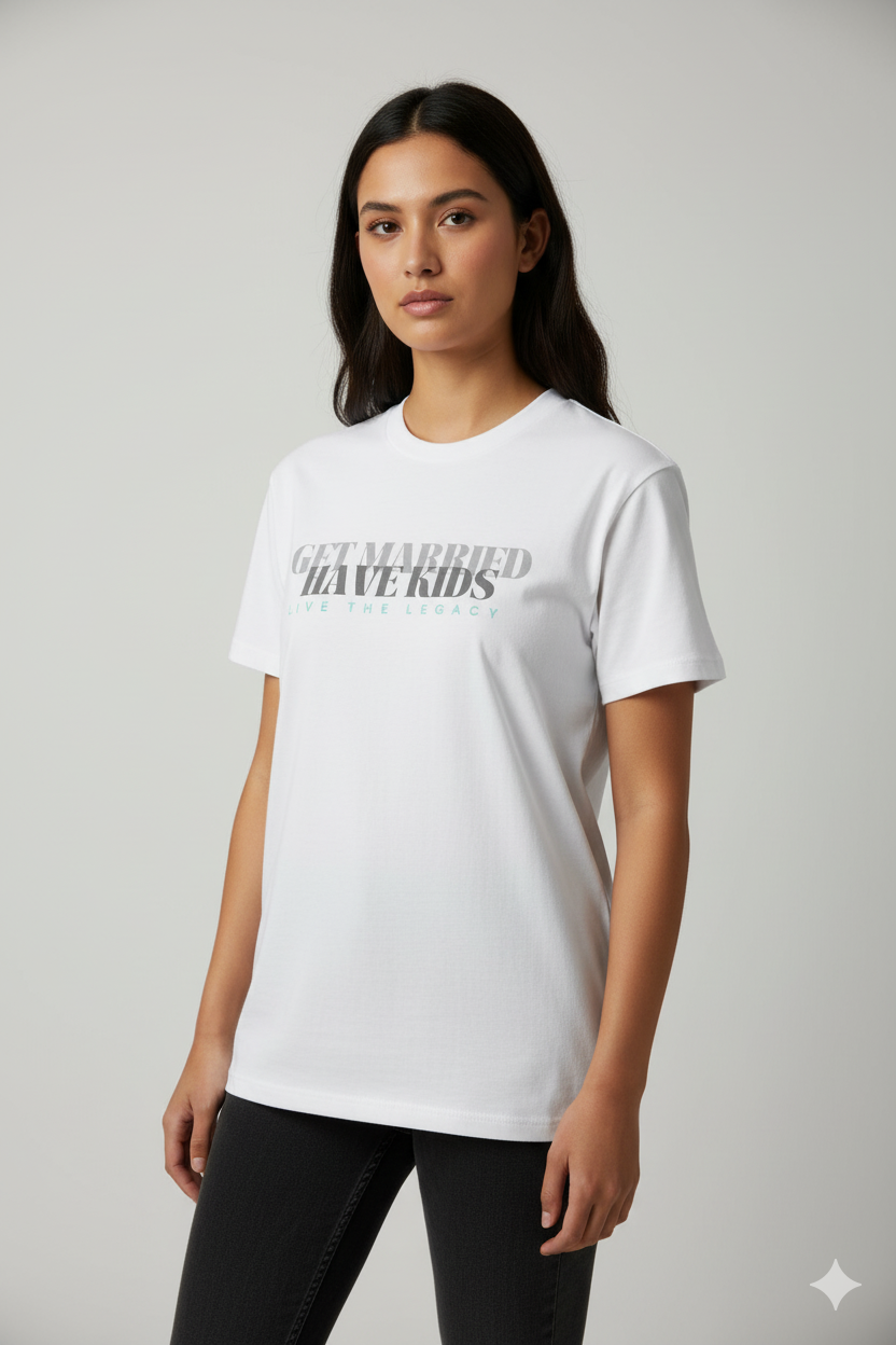 JG3017- HEAVY TEE (Get Married, Have Kids) LTL