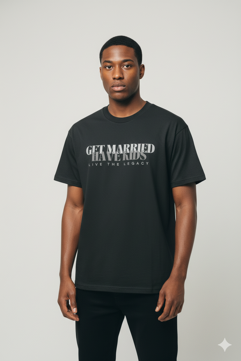 JG3017- HEAVY TEE (Get Married, Have Kids) LTL
