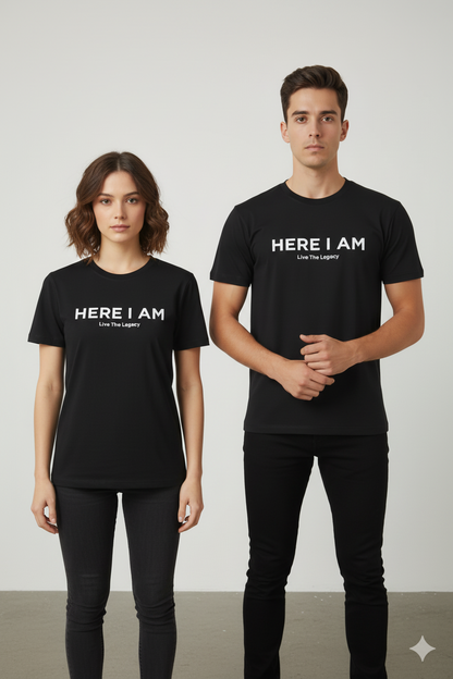 JG3001-CLASSIC TEE (HERE I AM) LTL