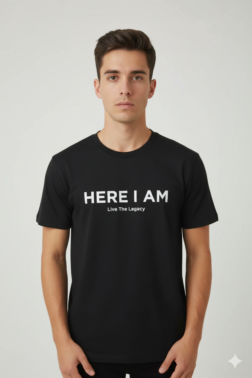 JG3001-CLASSIC TEE (HERE I AM) LTL
