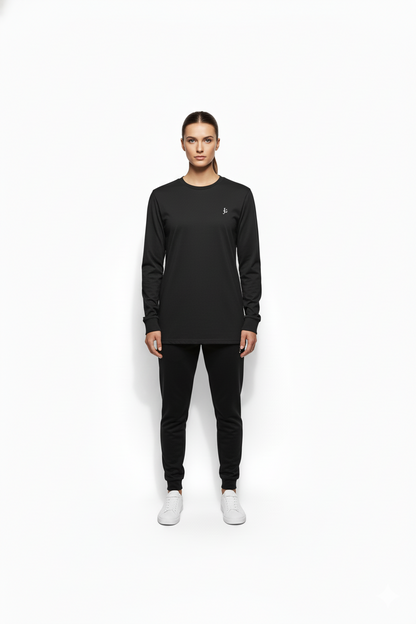 JG Embroidered — Core Staple Long Sleeve Tee
