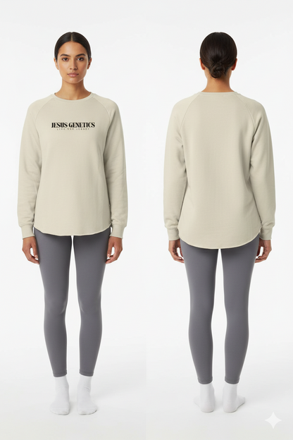 Jesus Genetics — Harbor Scallop Raglan Crew