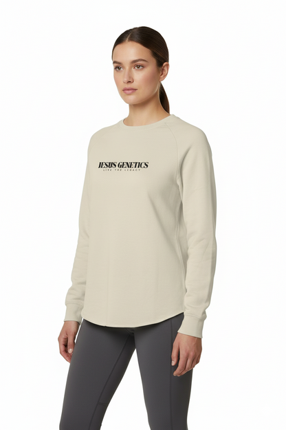 Jesus Genetics — Harbor Scallop Raglan Crew
