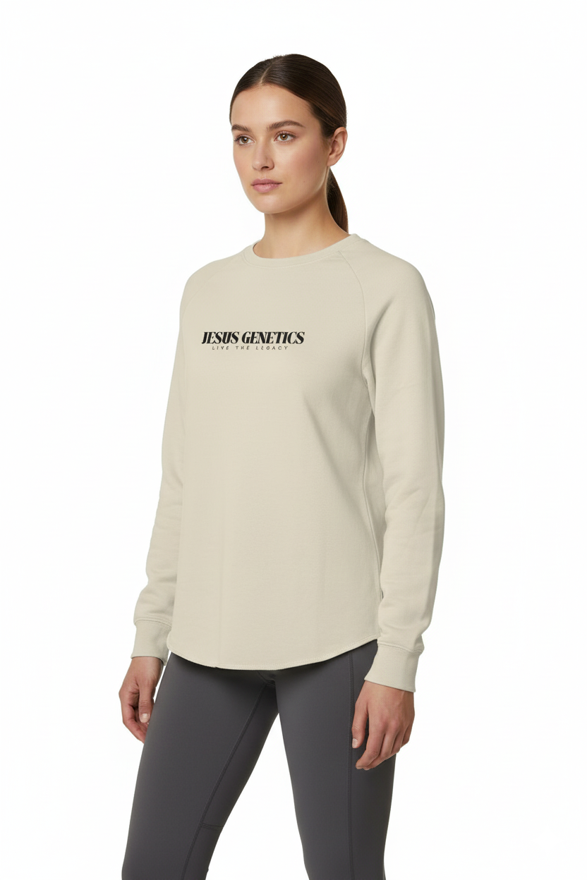 Jesus Genetics — Harbor Scallop Raglan Crew