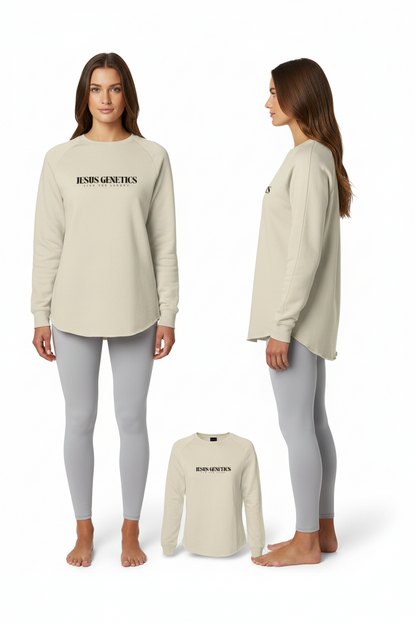 Jesus Genetics — Harbor Scallop Raglan Crew