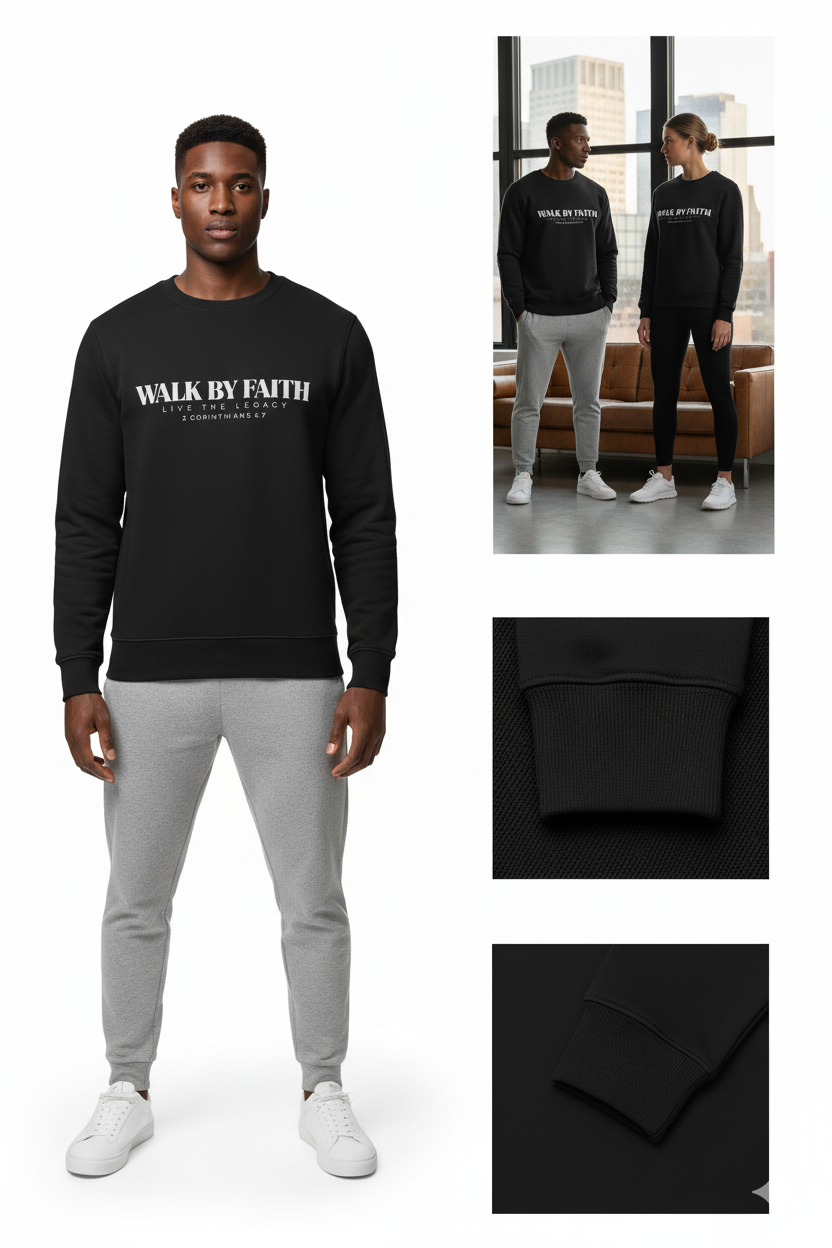 Walk By Faith — Pillar French Terry Crew