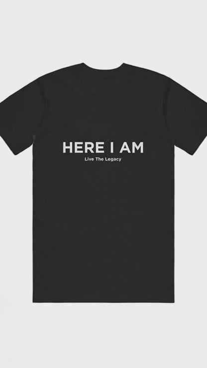JG3001-CLASSIC TEE (HERE I AM) LTL